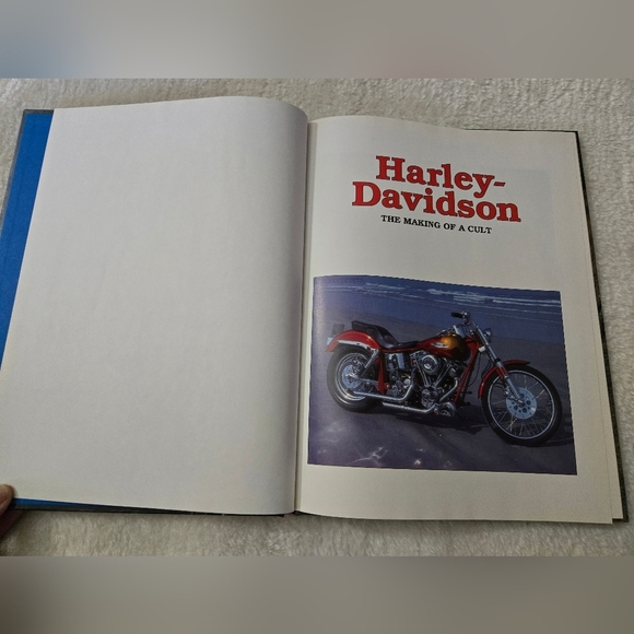 Harley-Davidson 1994 The Making Of A Cult By Peter Henshaw Coffee Table Book - Picture 3 of 10